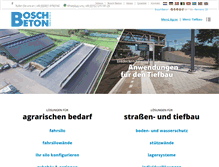 Tablet Screenshot of boschbeton.de